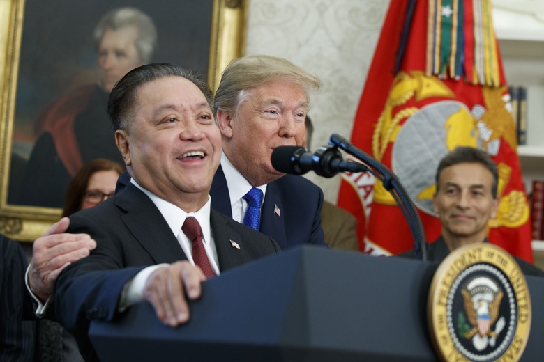 Trump Broadcom, Washington, USA - 02 Nov 2017