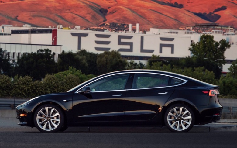 tesla model 3 black