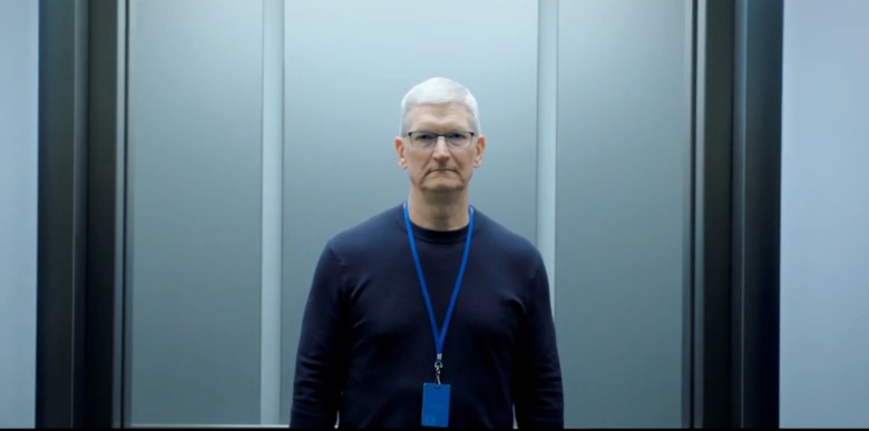 Tim Cook promotes Severance season 2