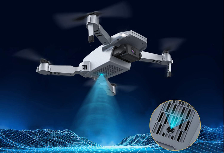 The Tomzon D25 4K Camera Drone, with a compact folding form factor