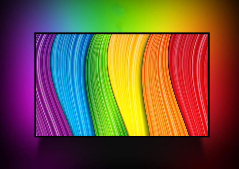 Watching TV Glowing Backlight