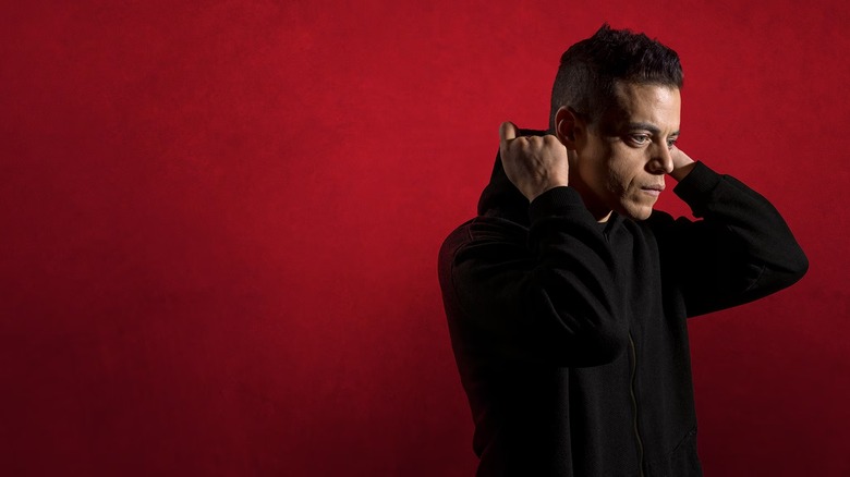 Rami Malek in Mr. Robot.