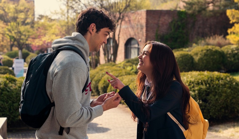 Noah Centineo as Peter Kavinsky, Anna Cathcart as Kitty Song Covey in XO, Kitty.
