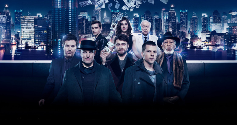 The cast of Now You See Me 2.