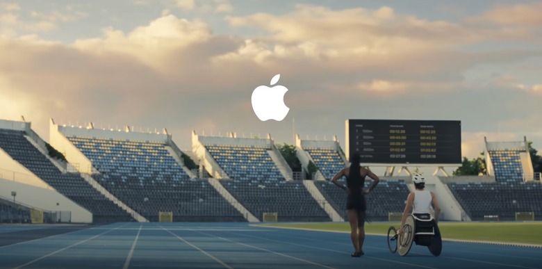 Apple ad highlighting accessibility features