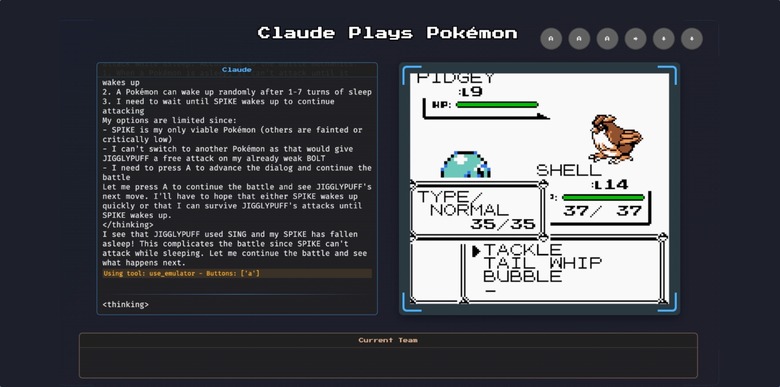 Claude AI Plays Pokemon