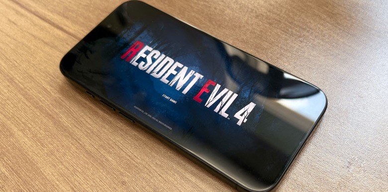 Capcom's Resident Evil 4 running on iPhone 15 Pro