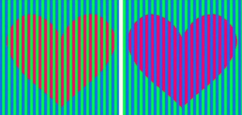 hearts-color-orange-purple-optical-illusion