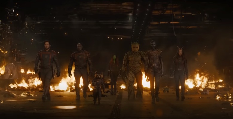 The Guardians of the Galaxy team in Vol. 3 trailer 2.