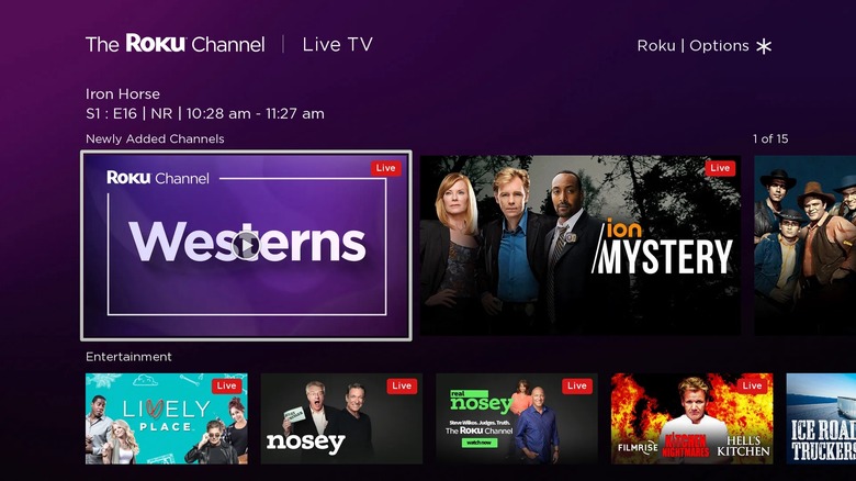The Roku Channel is always adding new live channels.
