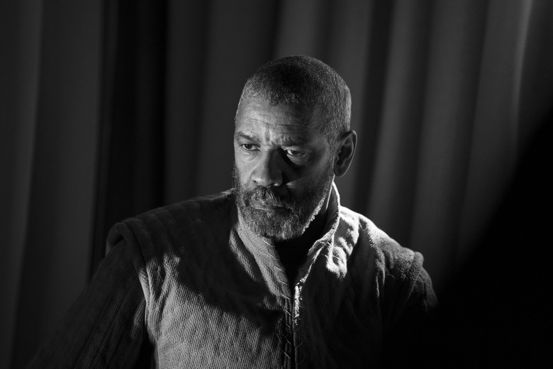 Denzel Washington in The Tragedy of Macbeth on Apple TV+