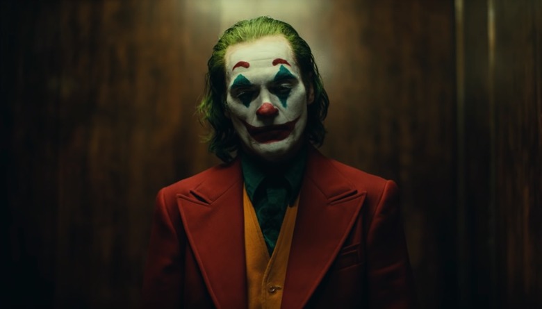 Joaquin Phoenix as Joker.