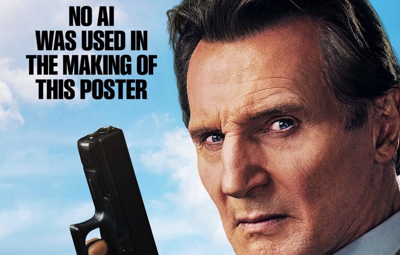 The Naked Gun poster mocks AI.