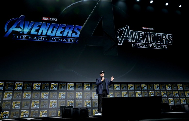 Kevin Feige, President of Marvel Studios, at San Diego Comic-Con 2022.