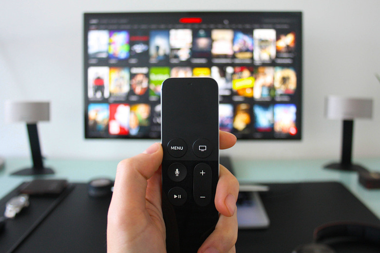 watching-tv-netflix-on-apple-tv-sign