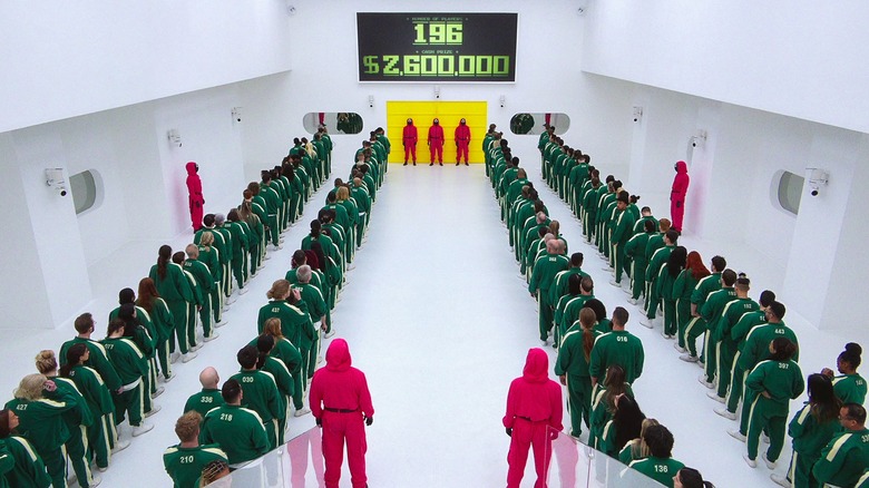 Participants in Squid Game: The Challenge.