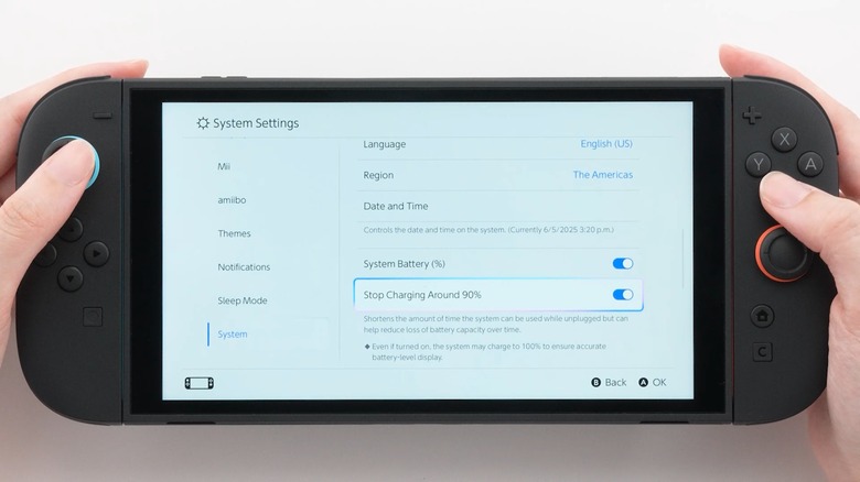 Nintendo Switch 2 is getting new battery charging features.