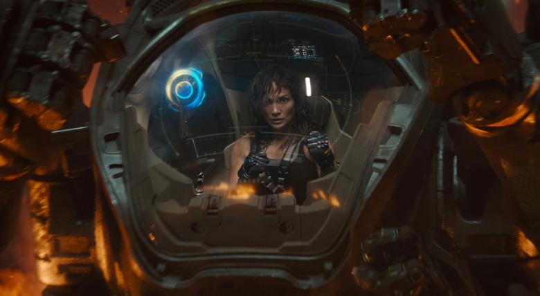 Jennifer Lopez in Atlas on Netflix