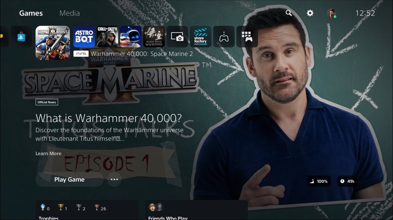 PS5 home screen is now showing more ads.