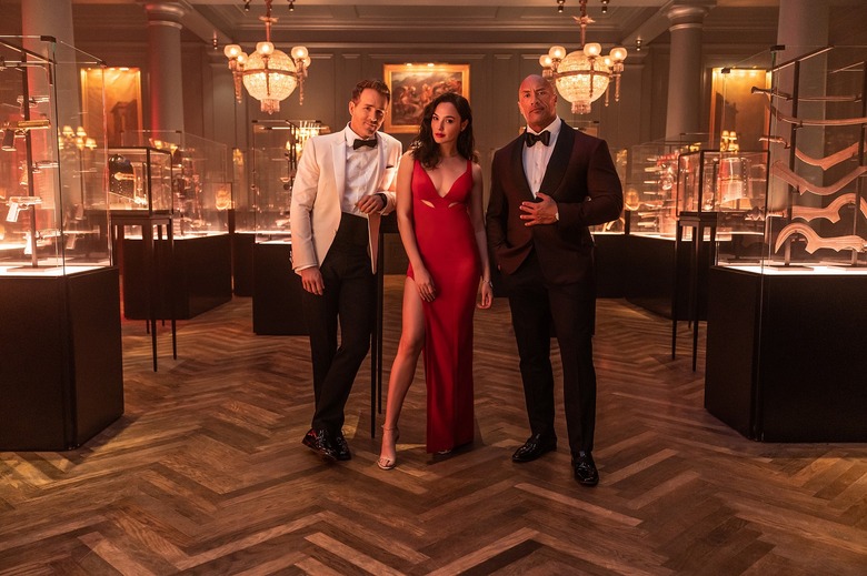 Red Notice is streaming on Netflix now.