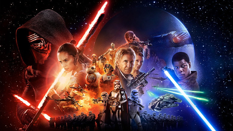 Star Wars The Force Awakens Wide Poster