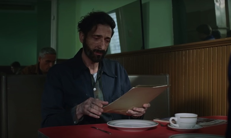Adrien Brody in The Brutalist.