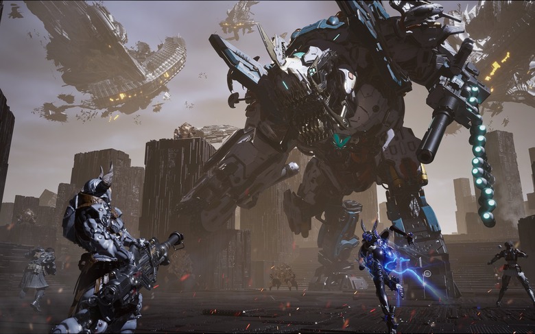 The First Descendant void battle.