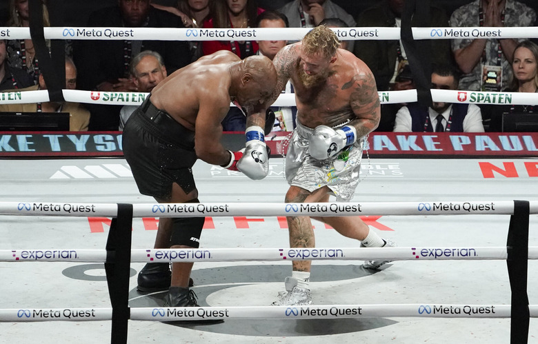 Mike Tyson and Jake Paul