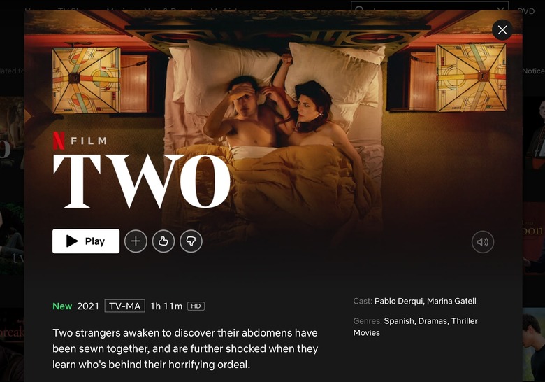 screenshot for two netflix film