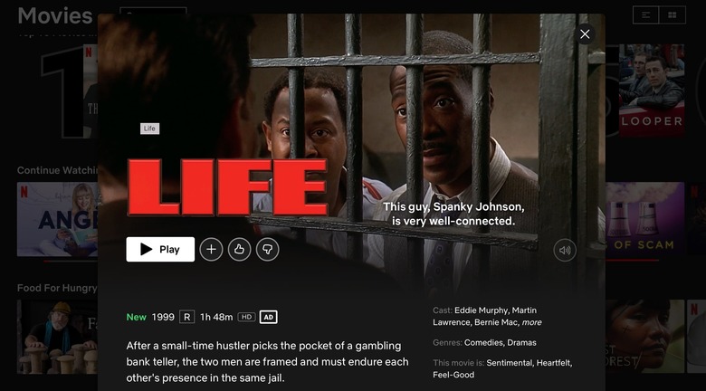 eddie murphy life movie netflix screenshot