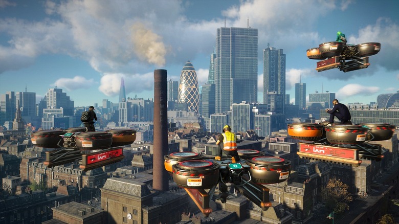 London as presented in Watch Dogs: Legion.
