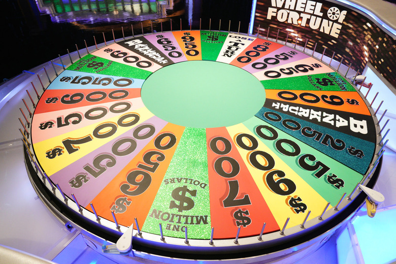 The Wheel of Fortune prizes wheel
