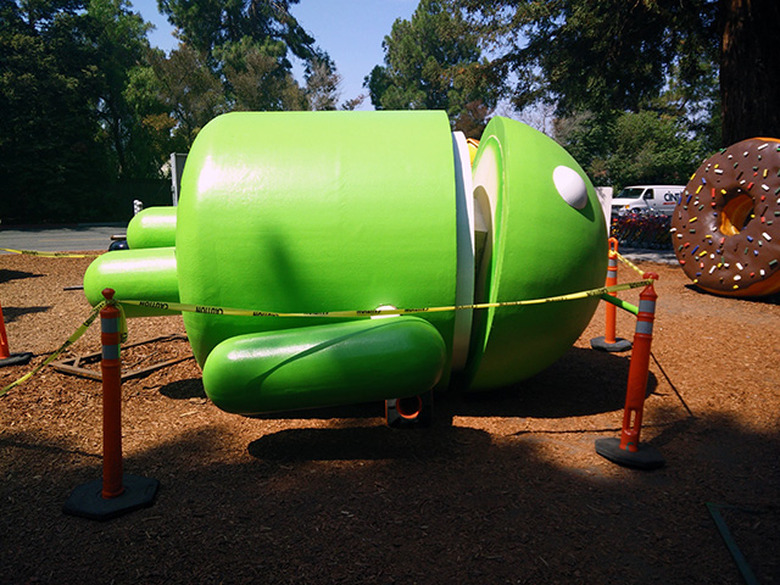android-statue-repair