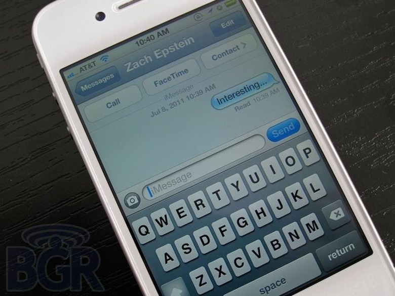 iMessage Outage
