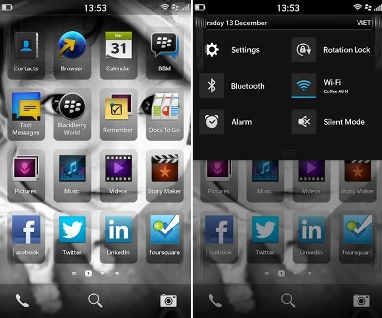 BlackBerry 10 UI Images