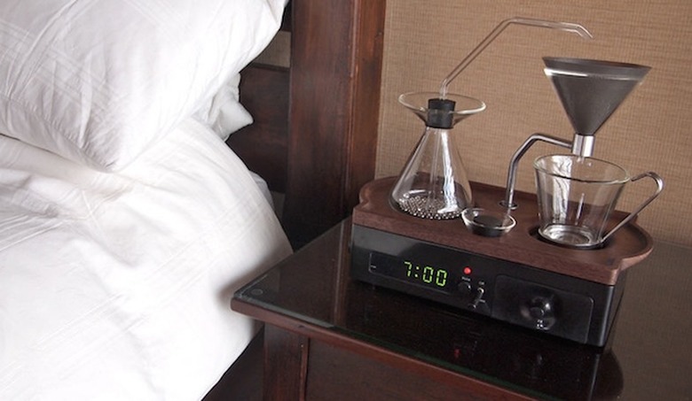 coffee alarm clock