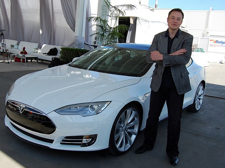elon musk tesla factory