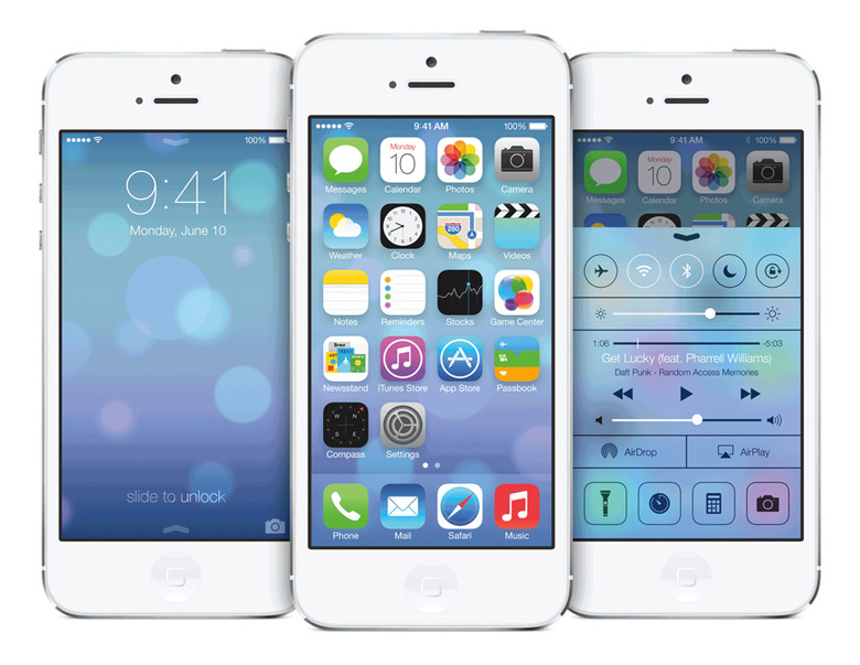iOS 7 iPhone 5s