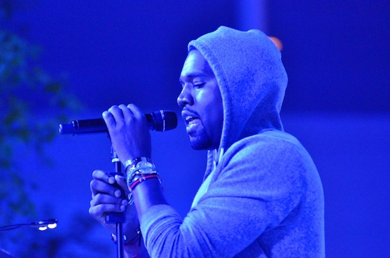 Kanye West Blue singing
