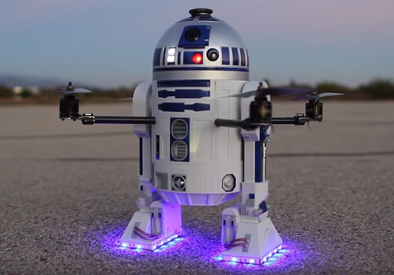 r2d2 drone led lights