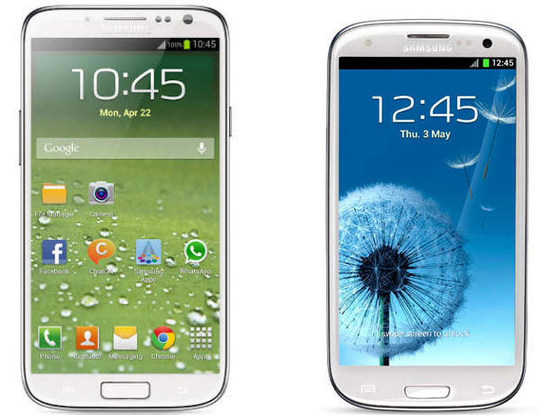 Galaxy S IV and Galaxy S III