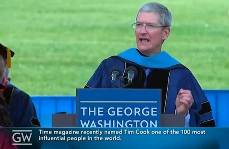 tim cook graduation
