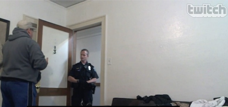 twitch livestream arrest