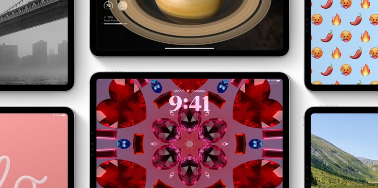 iPadOS 17 Lock Screen