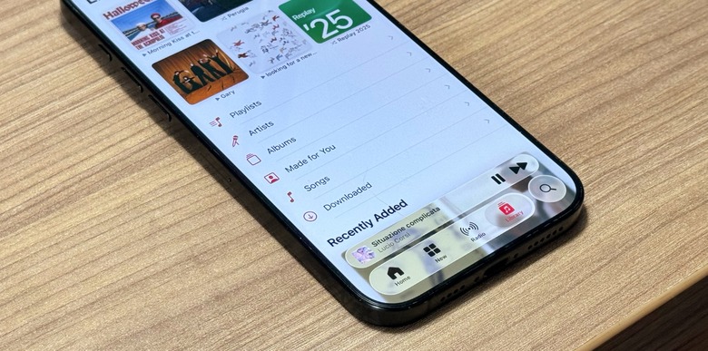 Apple Music in iOS 26 beta / iPhone 16 Pro Max