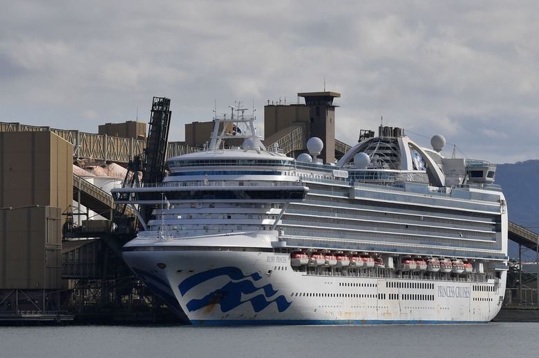 The Ruby Princess cruise ship COVID-19 investigation in Australia, Wollongong - 19 Apr 2020