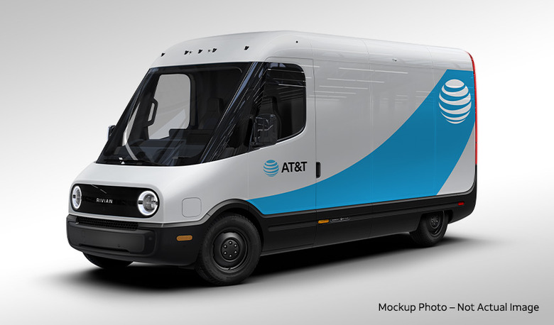 At&t van from Rivian