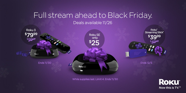 Roku Black Friday 2015