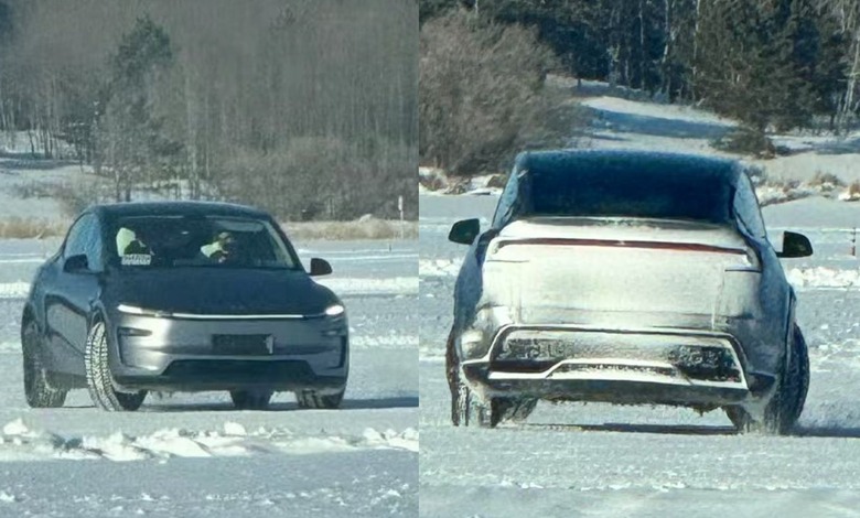 Tesla Model Y Juniper refresh spotted in the wild.