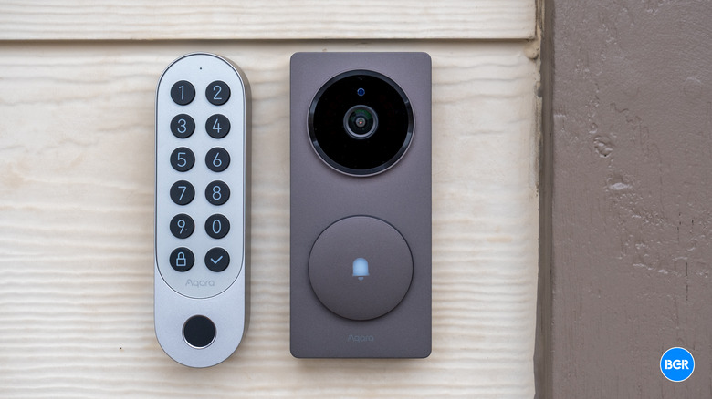 Aqara Doorbell Camera Hub G410 on a wall